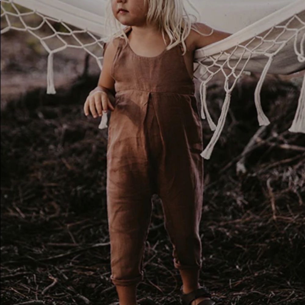 Simple Folk Greta Overall Cinnamon